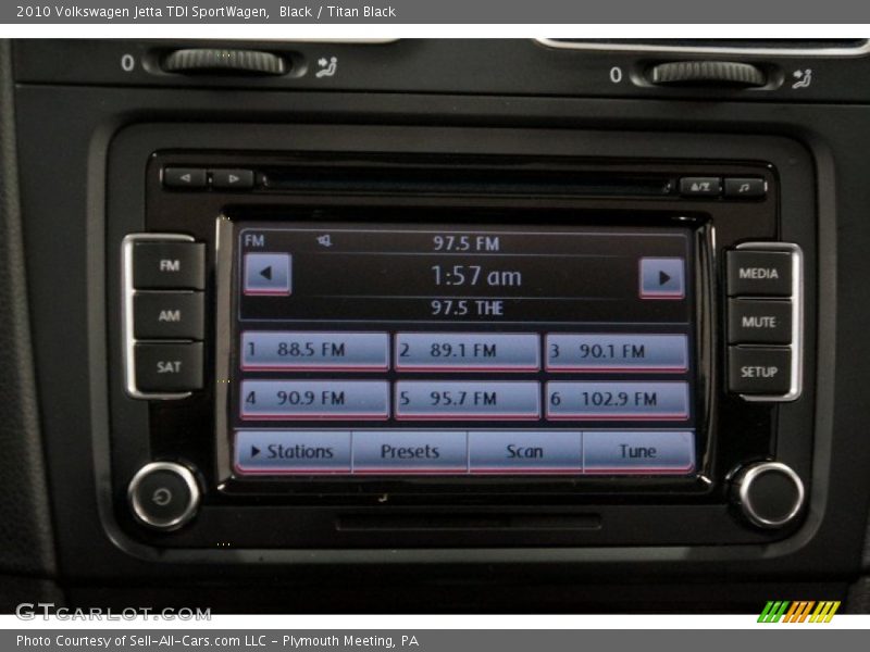 Black / Titan Black 2010 Volkswagen Jetta TDI SportWagen