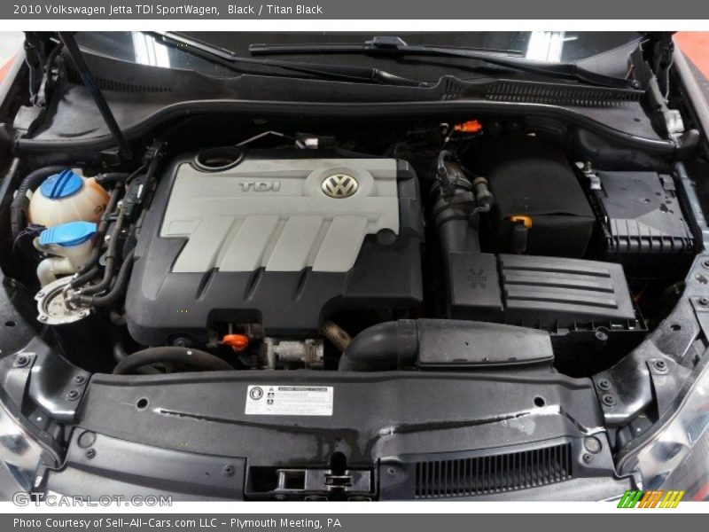 Black / Titan Black 2010 Volkswagen Jetta TDI SportWagen