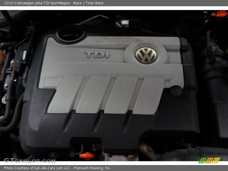 Black / Titan Black 2010 Volkswagen Jetta TDI SportWagen