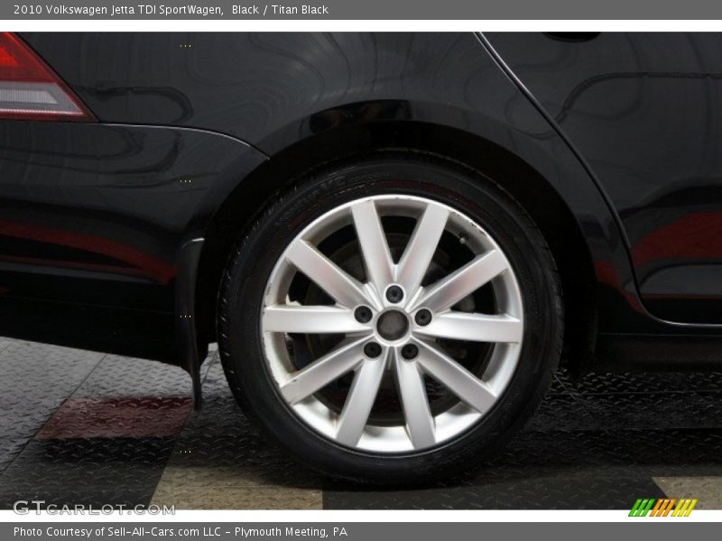 Black / Titan Black 2010 Volkswagen Jetta TDI SportWagen