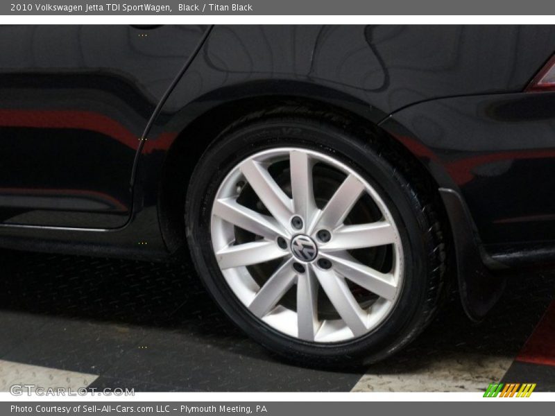 Black / Titan Black 2010 Volkswagen Jetta TDI SportWagen