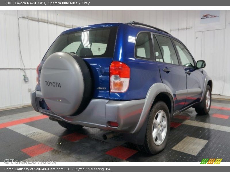 Spectra Blue Mica / Gray 2002 Toyota RAV4 4WD