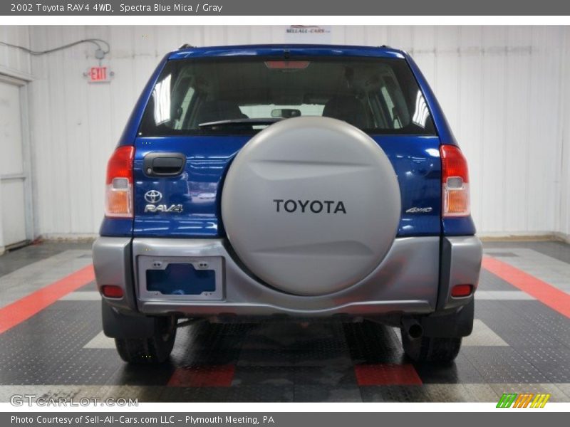 Spectra Blue Mica / Gray 2002 Toyota RAV4 4WD