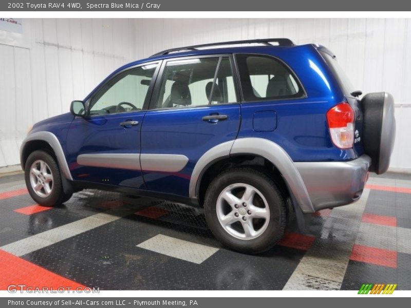 Spectra Blue Mica / Gray 2002 Toyota RAV4 4WD