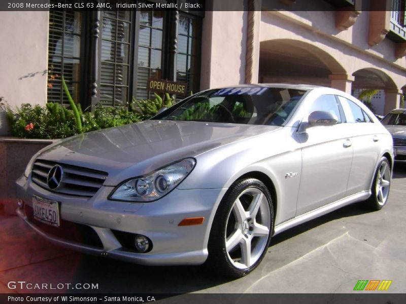 Iridium Silver Metallic / Black 2008 Mercedes-Benz CLS 63 AMG