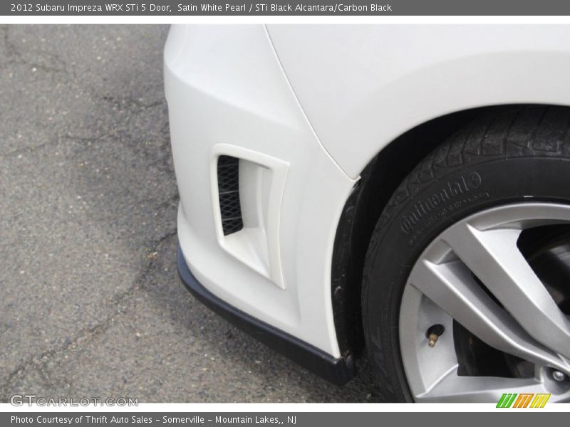 Satin White Pearl / STi Black Alcantara/Carbon Black 2012 Subaru Impreza WRX STi 5 Door