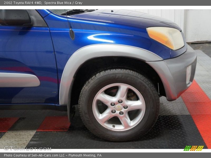 Spectra Blue Mica / Gray 2002 Toyota RAV4 4WD