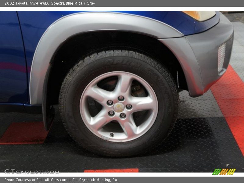 Spectra Blue Mica / Gray 2002 Toyota RAV4 4WD