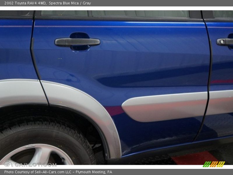 Spectra Blue Mica / Gray 2002 Toyota RAV4 4WD