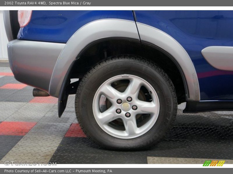 Spectra Blue Mica / Gray 2002 Toyota RAV4 4WD