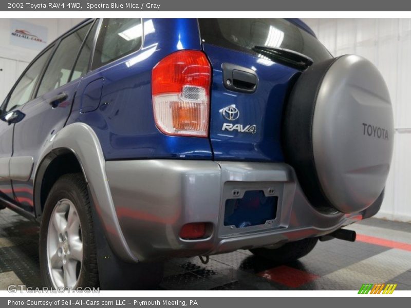 Spectra Blue Mica / Gray 2002 Toyota RAV4 4WD