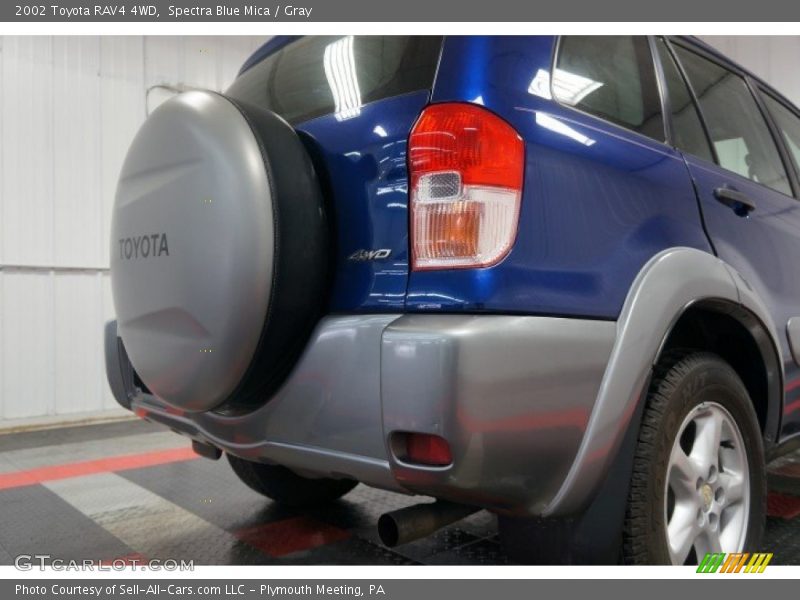 Spectra Blue Mica / Gray 2002 Toyota RAV4 4WD