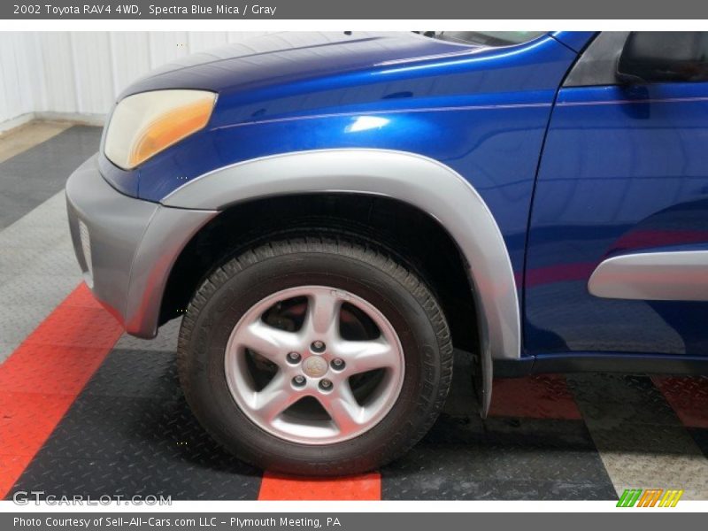 Spectra Blue Mica / Gray 2002 Toyota RAV4 4WD