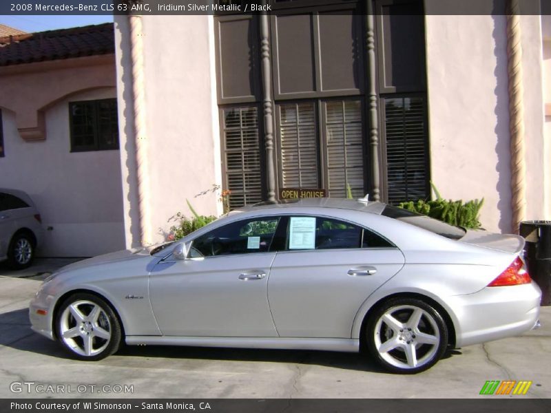 Iridium Silver Metallic / Black 2008 Mercedes-Benz CLS 63 AMG