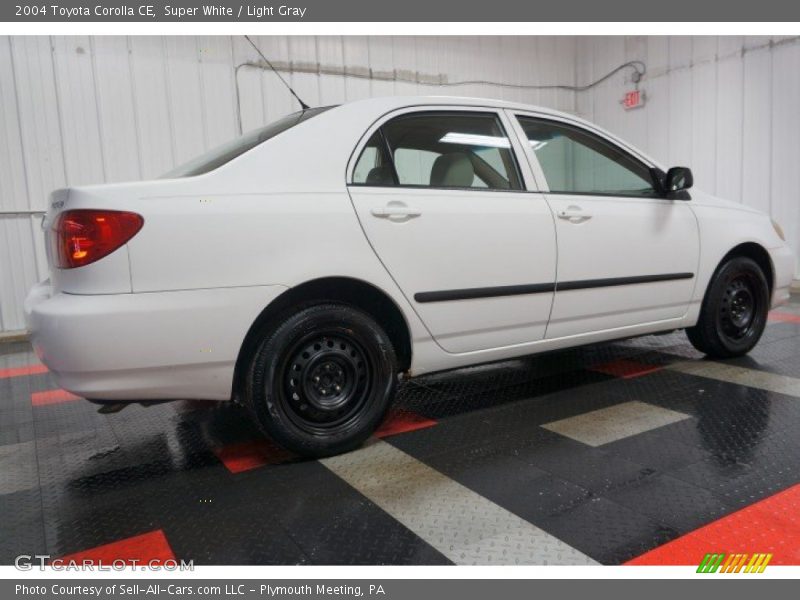 Super White / Light Gray 2004 Toyota Corolla CE