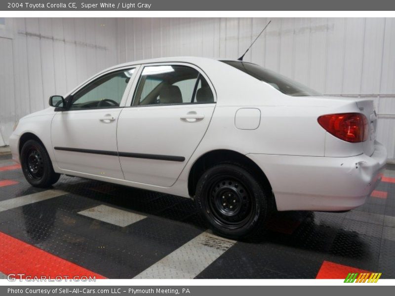 Super White / Light Gray 2004 Toyota Corolla CE