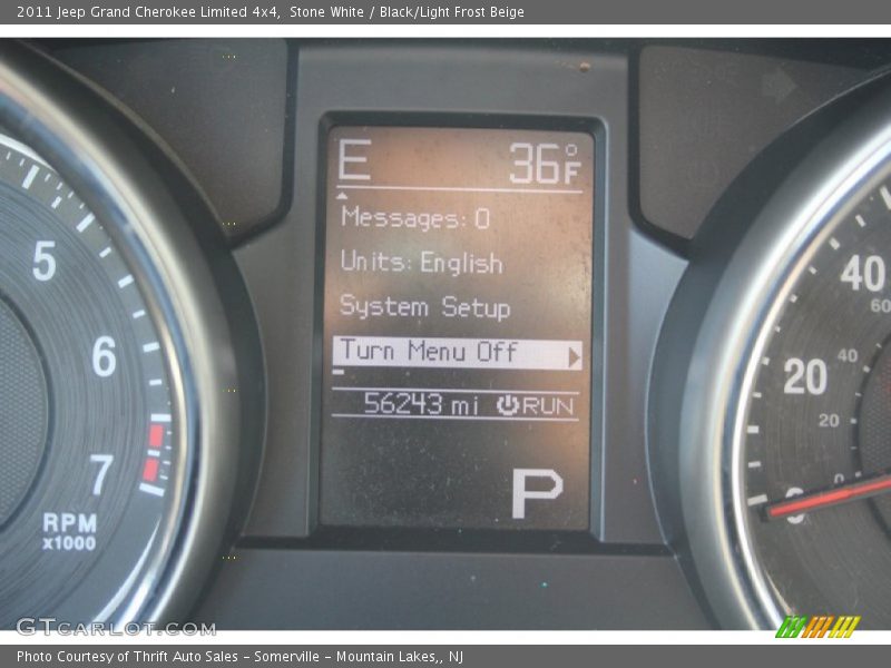 Stone White / Black/Light Frost Beige 2011 Jeep Grand Cherokee Limited 4x4