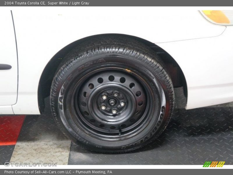 Super White / Light Gray 2004 Toyota Corolla CE