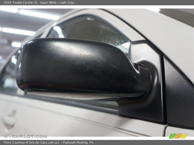 Super White / Light Gray 2004 Toyota Corolla CE