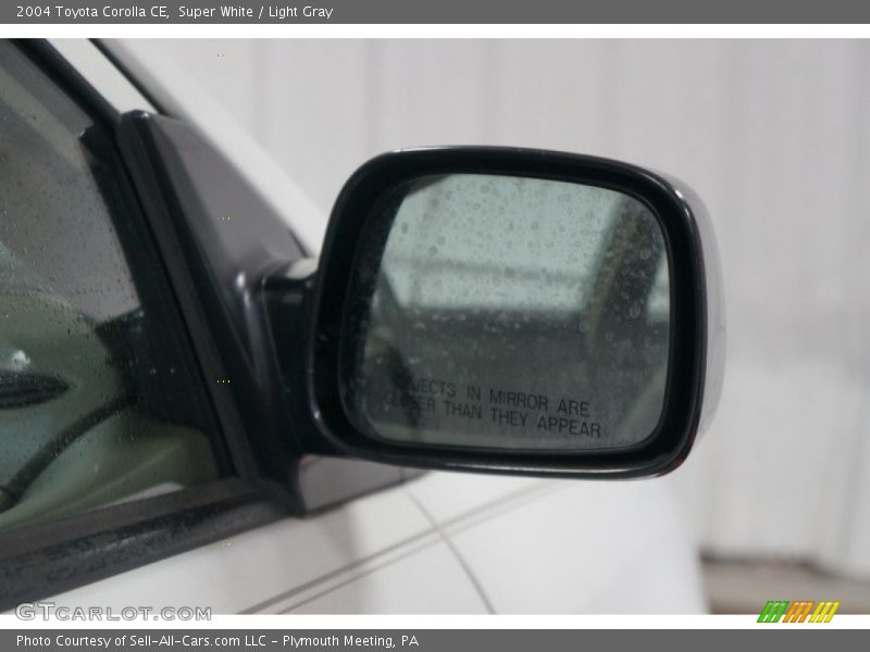 Super White / Light Gray 2004 Toyota Corolla CE