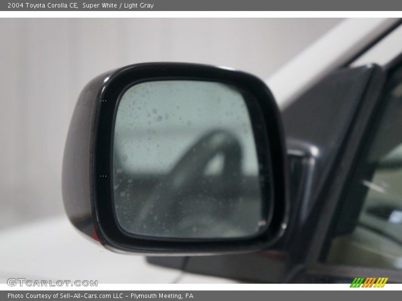 Super White / Light Gray 2004 Toyota Corolla CE