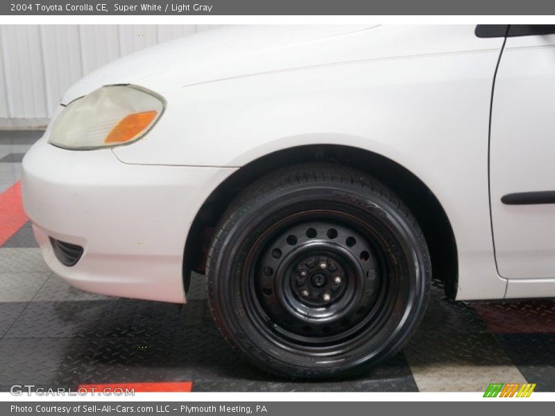 Super White / Light Gray 2004 Toyota Corolla CE