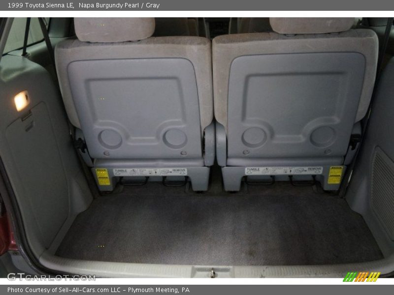 Napa Burgundy Pearl / Gray 1999 Toyota Sienna LE