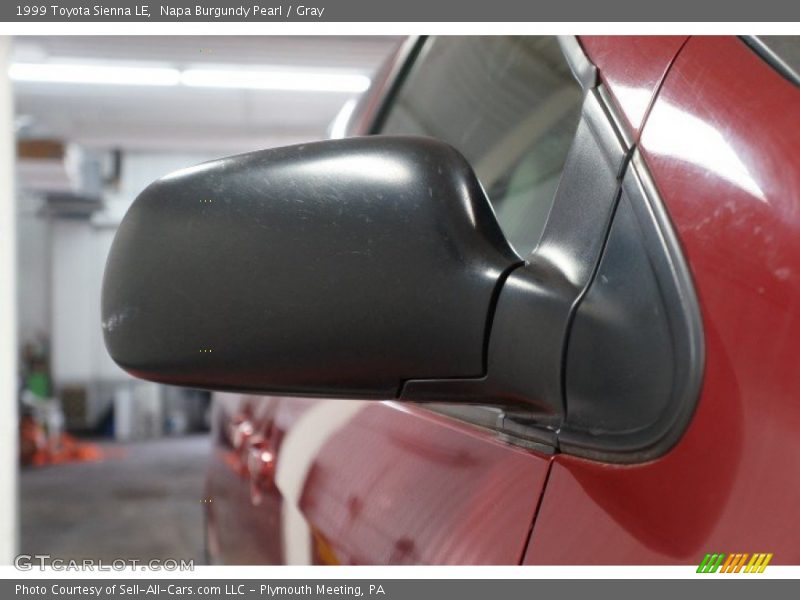 Napa Burgundy Pearl / Gray 1999 Toyota Sienna LE