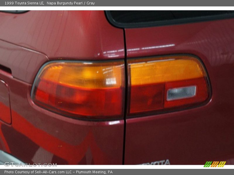 Napa Burgundy Pearl / Gray 1999 Toyota Sienna LE