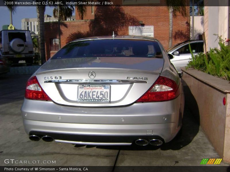 Iridium Silver Metallic / Black 2008 Mercedes-Benz CLS 63 AMG