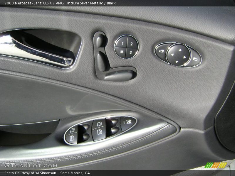 Iridium Silver Metallic / Black 2008 Mercedes-Benz CLS 63 AMG