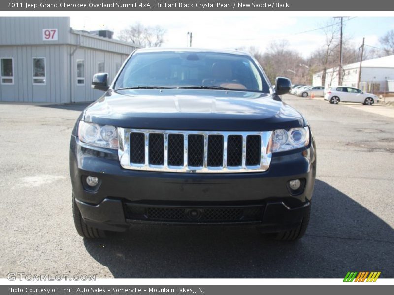 Brilliant Black Crystal Pearl / New Saddle/Black 2011 Jeep Grand Cherokee Overland Summit 4x4