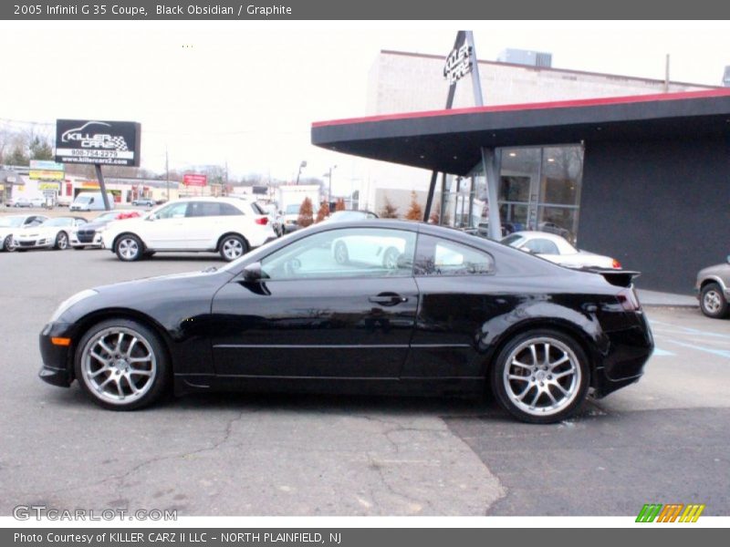 Black Obsidian / Graphite 2005 Infiniti G 35 Coupe