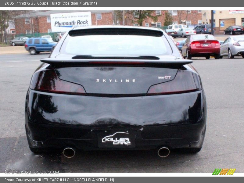 Black Obsidian / Graphite 2005 Infiniti G 35 Coupe
