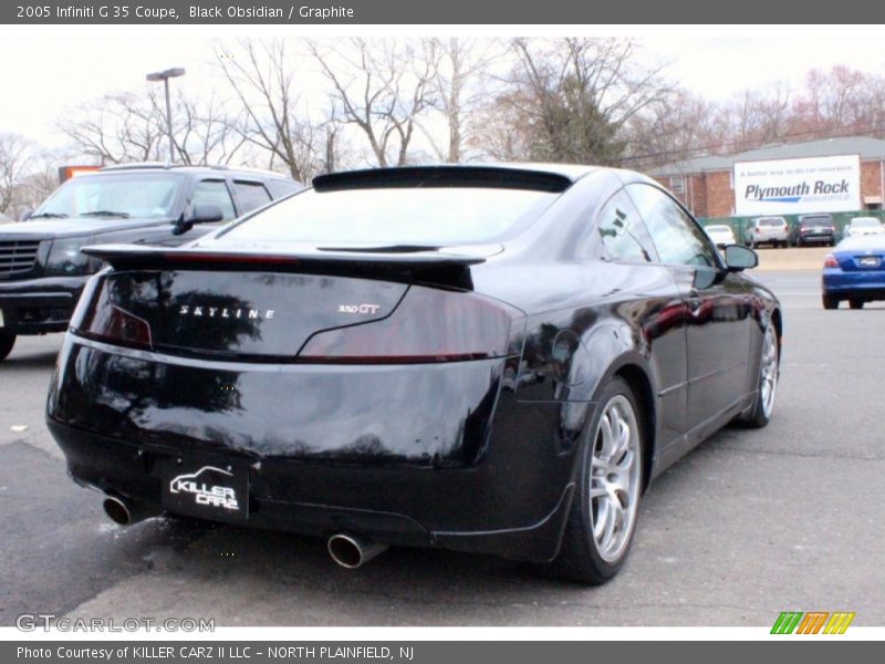 Black Obsidian / Graphite 2005 Infiniti G 35 Coupe