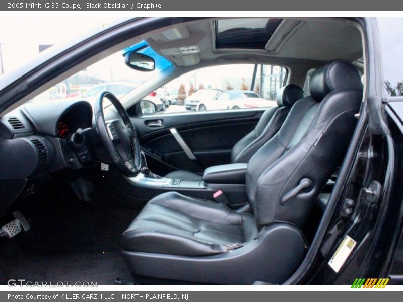 Black Obsidian / Graphite 2005 Infiniti G 35 Coupe