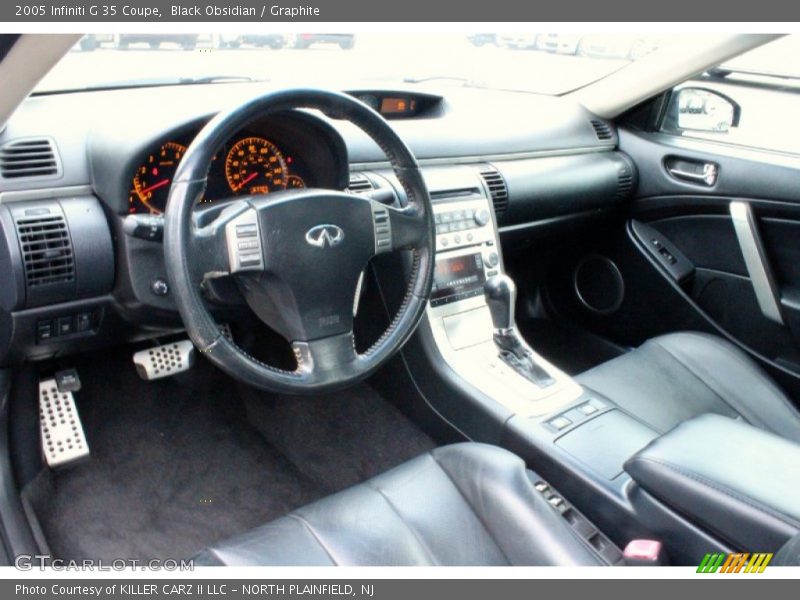 Black Obsidian / Graphite 2005 Infiniti G 35 Coupe