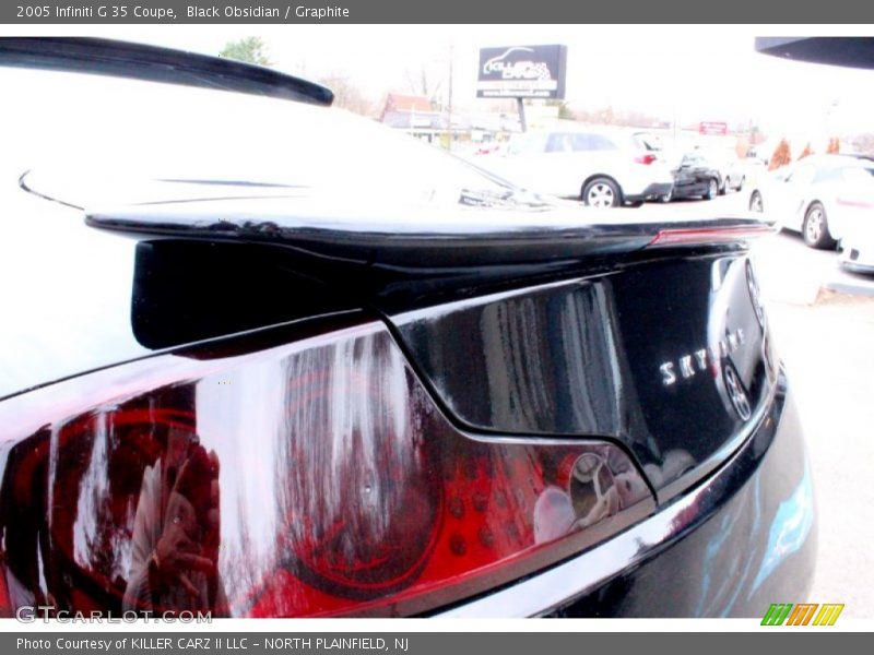 Black Obsidian / Graphite 2005 Infiniti G 35 Coupe