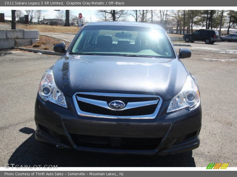 Graphite Gray Metallic / Off-Black 2011 Subaru Legacy 3.6R Limited