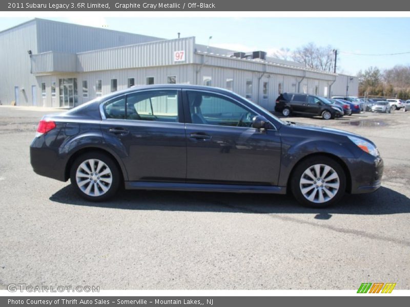 Graphite Gray Metallic / Off-Black 2011 Subaru Legacy 3.6R Limited