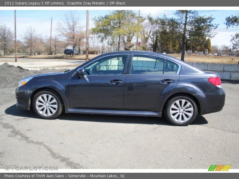 Graphite Gray Metallic / Off-Black 2011 Subaru Legacy 3.6R Limited