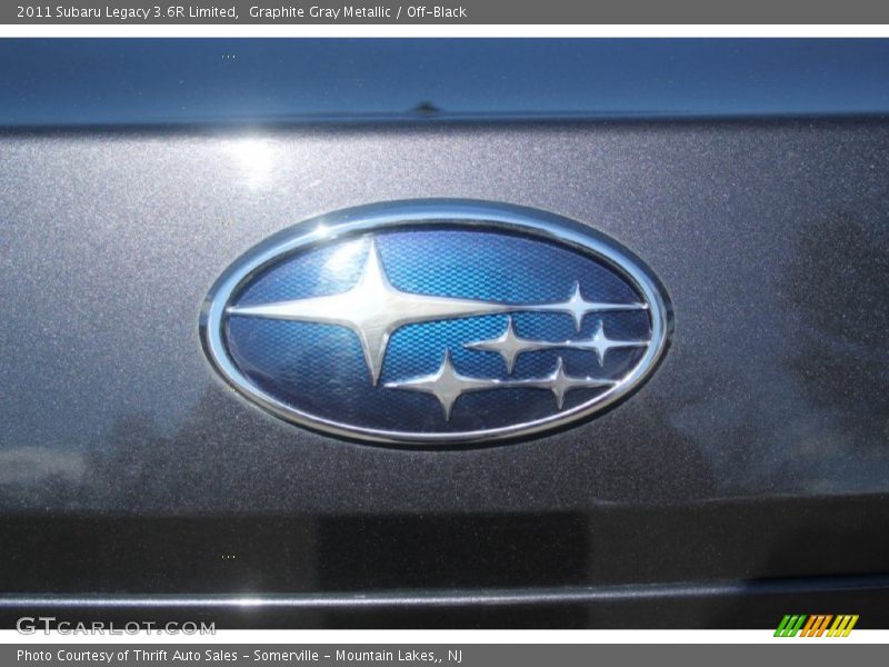 Graphite Gray Metallic / Off-Black 2011 Subaru Legacy 3.6R Limited