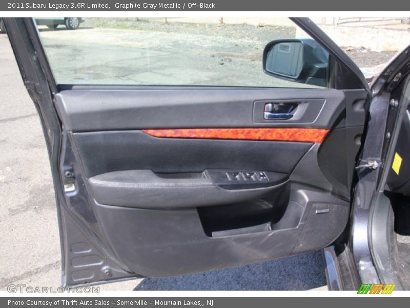 Graphite Gray Metallic / Off-Black 2011 Subaru Legacy 3.6R Limited