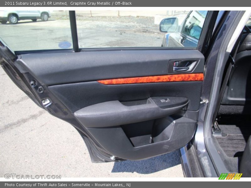 Graphite Gray Metallic / Off-Black 2011 Subaru Legacy 3.6R Limited