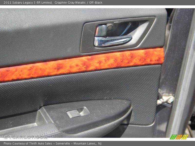 Graphite Gray Metallic / Off-Black 2011 Subaru Legacy 3.6R Limited