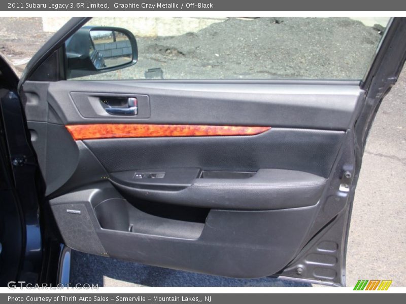Graphite Gray Metallic / Off-Black 2011 Subaru Legacy 3.6R Limited