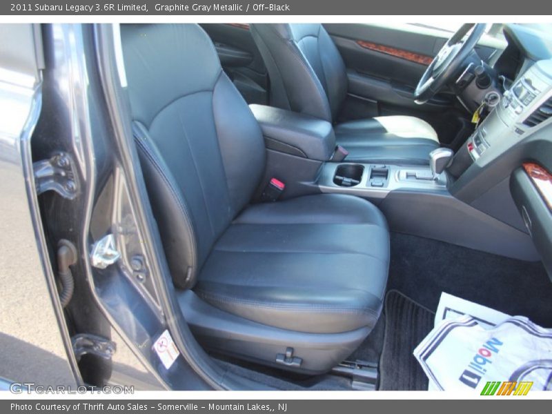 Graphite Gray Metallic / Off-Black 2011 Subaru Legacy 3.6R Limited
