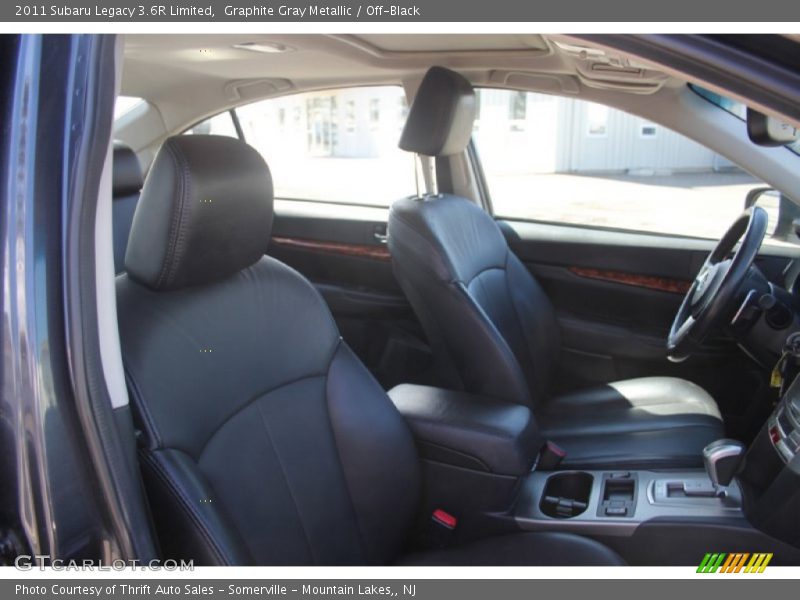 Graphite Gray Metallic / Off-Black 2011 Subaru Legacy 3.6R Limited