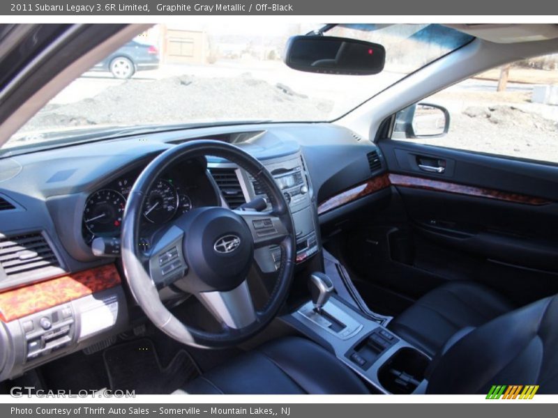 Graphite Gray Metallic / Off-Black 2011 Subaru Legacy 3.6R Limited