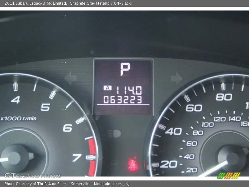 Graphite Gray Metallic / Off-Black 2011 Subaru Legacy 3.6R Limited